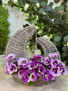 Osłonka wiklinowa szara 39