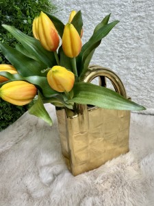 Wazon torebka złota 20