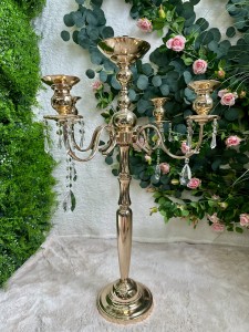 Świecznik złoty 87