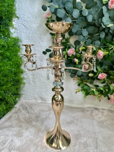 Świecznik złoty 70