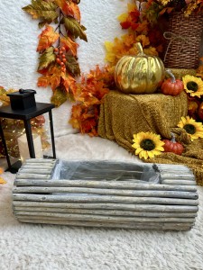 Osłonka  drewniana szara 40