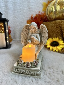 Anioł ze świecą led 20