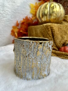 Osłonka ceramiczna złoto-biała 13 