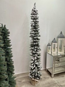Choinka slim ośnieżona 200
