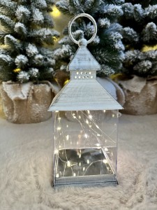 Lampion biały LED 26