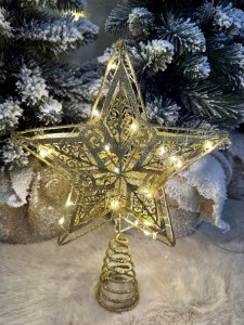 Gwiazda szpic na choinkę 30 