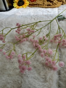 Gipsówka różowa real touch  60