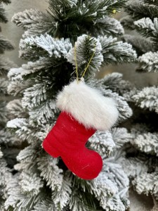 Zawieszka but czerwony 9