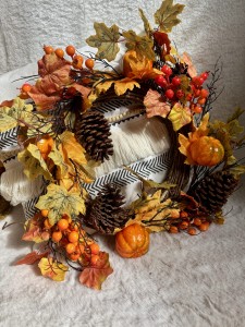 Wianek jesienny szyszki 50