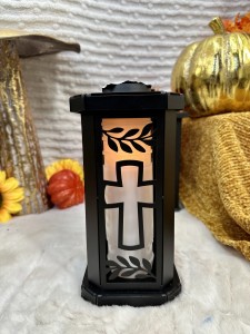 Znicz solarny metalowy  25