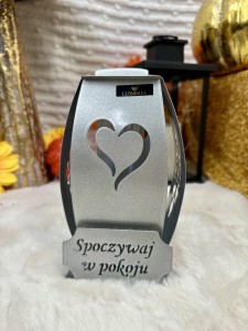 Znicz solarny metalowy 19 