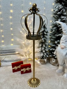 Świecznik Korona złoty 93