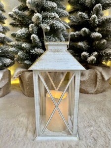 Lampion solarny biały 35 