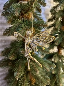 Zawieszka baletnica złota 12