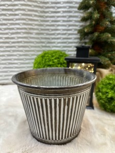 Osłonka metalowa szara 19 