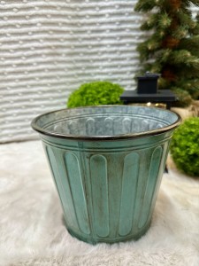 Osłonka metalowa turkus 21 