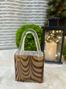 Wazon torebka brązowa 21