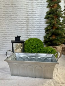 Osłonka metalowa srebrna 37 