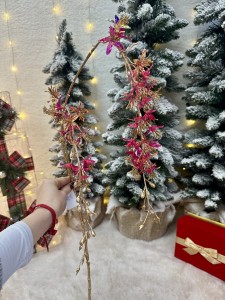 Kwiat wisteria holograficzna różowa 102 