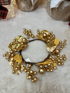 Wianek świąteczny złoty 30