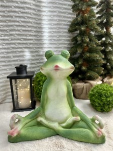 Żaba ceramiczna medytująca 38
