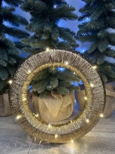 Wieniec złoty LED 40