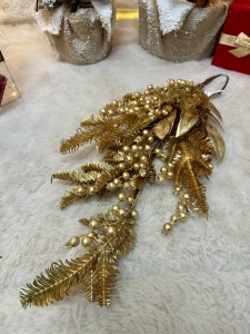 Gałązka świąteczna złota  65