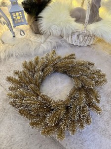 Wianek świąteczny złoty 55 