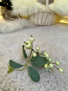 Gałązka świąteczna zielona 27