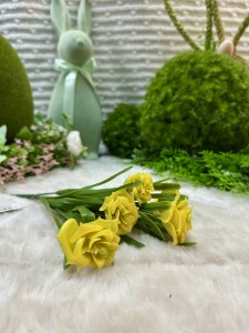 Róża żółta bukiet PIK 32  