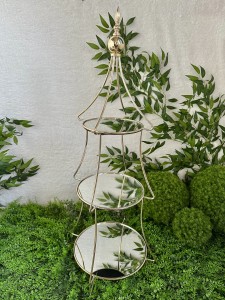 Patera trzypiętrowa złota 93