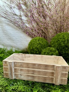 Skrzynka drewniana brązowa 36