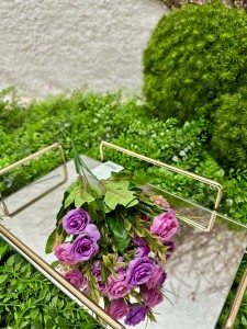 Bukiet różyczki fioletowe  32  