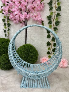 Osłonka pod kompozycje niebieska 45   