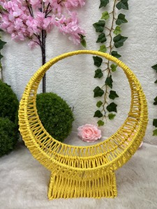 Osłonka pod kompozycje żółta 45   