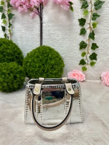 Wazon torebka srebrna 14    