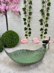 Lampion solarny liść 55