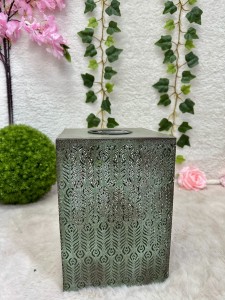 Lampion metalowy solarny  26