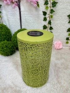 Lampion metalowy solarny 33