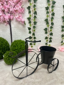 Rower metalowy czarny z osłonkami 35 