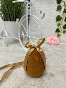 Jajko brązowe  flokowane 12  