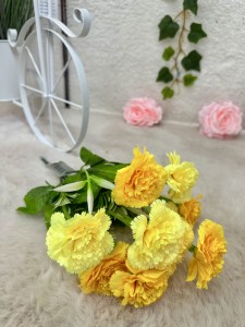 Bukiet goździków żółty 40