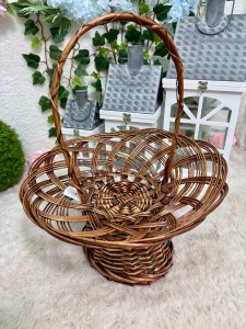 Koszyk wiklinowy brąz 47