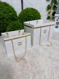 Zestaw biały  torebek  2szt. 