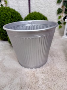 Osłonka metalowa srebrna  21   