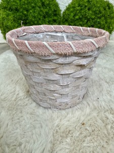 Osłonka  pleciona szara 16 