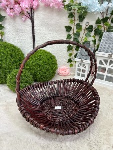 Koszyk wiklinowy bordowy  38 
