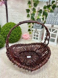 Koszyk wiklinowy bordowy  30  