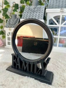 Lustro czarne LED family 21 