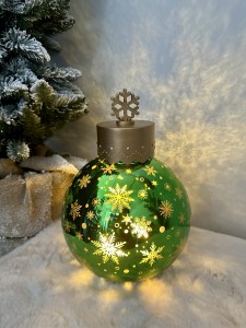 Bombka LED zielona obrotowa 30 